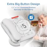 VTech SN1107 Easy-Use Phone for Seniors