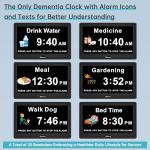 Extra Large Digital Clock for Seniors with Alarms