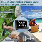 Extra Large Digital Clock for Seniors with Alarms