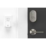 August Smart Lock with Wi-Fi Bridge, Satin Nickel