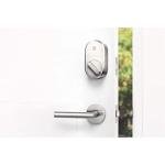 August Smart Lock with Wi-Fi Bridge, Satin Nickel