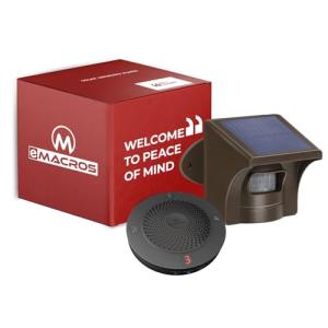 Wireless Driveway Alarm with Solar Motion Sensor