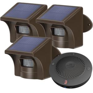Wireless Solar Driveway Motion Sensor Alarm System
