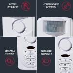 SABRE Wireless Motion Sensor Alarm with 120 dB Siren