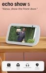 Amazon Echo Show 5 - Smart Display, Glacier White