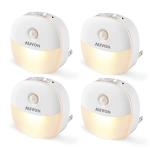 AUVON Motion Sensor Night Light with Adjustable Brightness