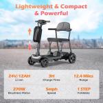 Lightweight Folding Mobility Scooter for Seniors