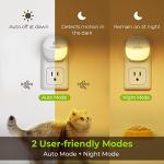 AUVON Motion Sensor Night Light with Adjustable Brightness
