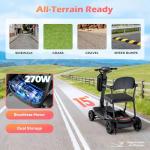 Lightweight Folding Mobility Scooter for Seniors
