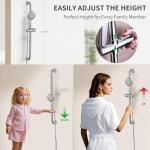 Slide Bar Shower Set with Handheld Shower Head