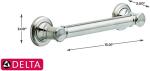 Delta 12' Stainless Steel Shower Grab Bar