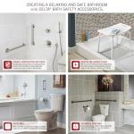 Delta 12' Stainless Steel Shower Grab Bar