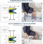 DMI Adjustable Transfer Bench and Shower Chair