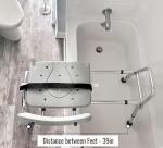 DMI Adjustable Transfer Bench and Shower Chair