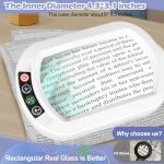 10X LED Magnifying Glass with Adjustable Stand