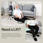 GoRise Electric Floor to Stand Lift - Supports 500 Lbs