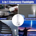 4-in-1 LED Emergency Lights for Power Outages