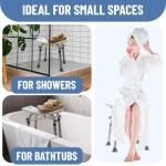 Heavy Duty Adjustable Shower Chair for Seniors