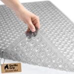 GORILLA GRIP Non-Slip Bath Mat for Safety