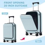 Merax 2-Piece Hardside Spinner Luggage Set