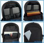 MANCRO Anti-Theft 17.3" Laptop Travel Backpack