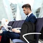 MANCRO Anti-Theft 17.3" Laptop Travel Backpack