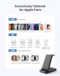 GEEKERA 3-in-1 Foldable Wireless Charging Station