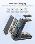GEEKERA 3-in-1 Foldable Wireless Charging Station