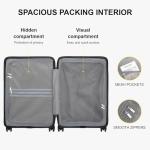 LEVEL8 20-Inch Hard Shell Carry-On Luggage