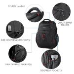 KROSER 17.3" Travel Laptop Backpack with RFID Pockets