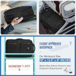 MATEIN Flight Approved USB Port Carry-On Backpack