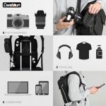 Waterproof Camera Backpack with Laptop Compartment