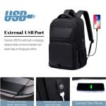 BJIAX 40L USB Charging Travel Laptop Backpack