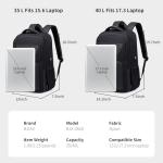 BJIAX 40L USB Charging Travel Laptop Backpack