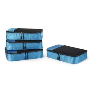 4-Piece Sky Blue Packing Cubes Travel Set