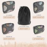 Shacke 5-Piece Travel Packing Cubes Set