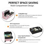 Mefeir 2-in-1 Makeup Train Case on Wheels