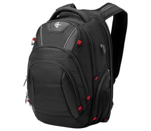 Swissdigital Men's Laptop Backpack with USB Charging