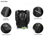 Swissdigital Men's Laptop Backpack with USB Charging