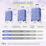 Merax Lightweight 3-Piece Hardside Luggage Set