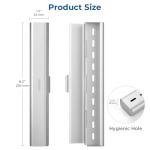 Oralphi Aluminum Travel Toothbrush Case - Silver