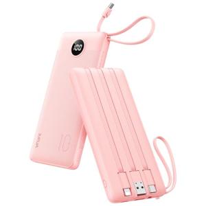 VRURC 10000mAh Portable Charger for Travel - Pink