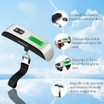 110lb Digital Luggage Scale with LED Display