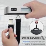 Portable Luggage Scale Set with Backlight Display