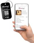 Dynotag Sentry Smart Luggage Tag with Steel Loop