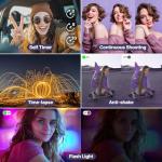 8K WiFi Vlogging Camera with Dual-Lens & Zoom