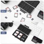 Water-Resistant Memory Card Case for 36 Cards