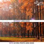 Altura Photo 58MM Tulip Lens Hood for DSLRs