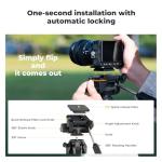 K&F CONCEPT 75" Lightweight Travel Tripod for Cameras