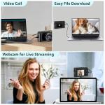 4K Compact Camera with Autofocus and 16X Zoom